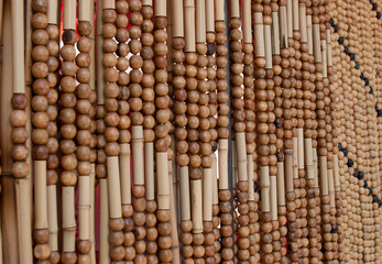 beads bamboo courtain