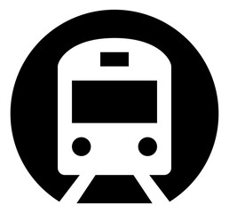 Obraz premium Subway Train Vector Icon