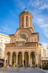 Fototapeta na wymiar Old church in Bucharest, Romania.