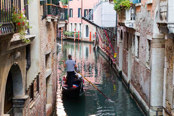 Fototapeta na wymiar Gondola Venice italy