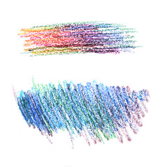 Oil pastel abstract stroke hand drawn bright colorful background pattern