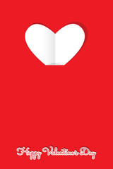 Happy Valentines Day greeting card