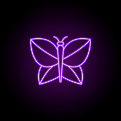 nature life outline icon. Elements of Ecology in neon style icons. Simple icon for websites, web design, mobile app, info graphics
