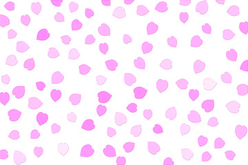 Cherry blossom petals. 桜の花びら、桜吹雪　質感