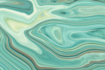 Marble ink colorful. Green marble pattern texture abstract background. can be used for background or wallpaper