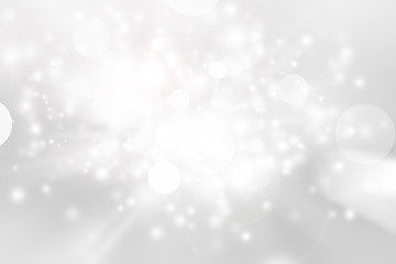 white blur abstract background. bokeh christmas blurred beautiful shiny Christmas lights