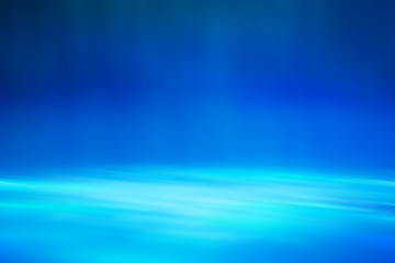 Blue empty room studio gradient used for background and display your product