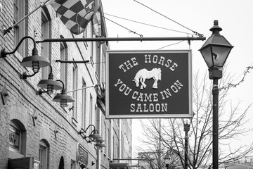 The Horse You Came In On Saloon, in Fells Point, Baltimore, Maryland.