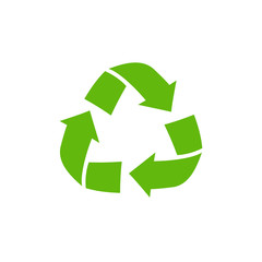Recycle Green sign icon symbol vector