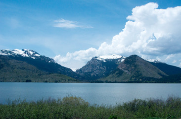 lake in the mountains