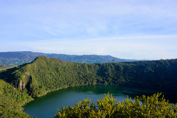 Guatavita, Colombia lagoon or lake el dorado legend