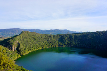 Guatavita, Colombia lagoon or lake el dorado legend