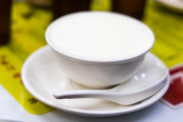 Steamed milk sweet dessert, popular in Hong Kong.
