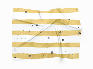 Wrinkled wrapping paper crumpled background 