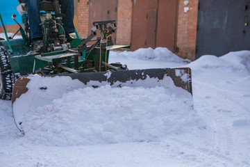 snow removal tractor