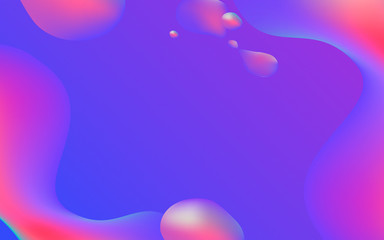 Fluid gradient wallpaper design