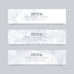 Crystal textured background collection