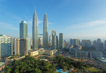 Naklejka premium Miasto Kuala Lumpur, Malezja