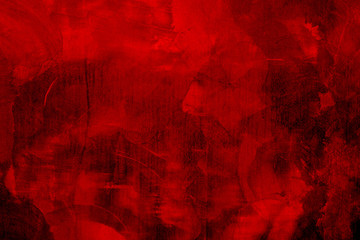 Red cement wall