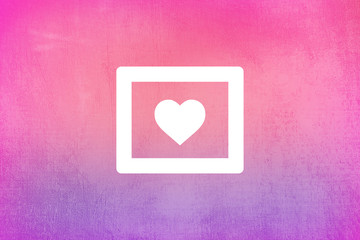 Pink Heart Box Love Tone Icon Texture Art Background Pattern Design Graphic