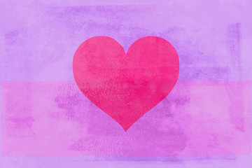 Pink Heart Love Tone Icon Texture Art Background Pattern Design Graphic