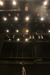 Lighting equipment for performances within the theater