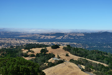 Obraz premium Mountain landscape in Mount Diablo State Park, Northern California, USA