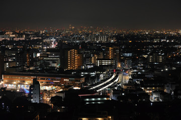 Fototapeta premium 箕面から見た大阪の夜景