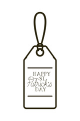 st patrick day commercial tag isolated icon