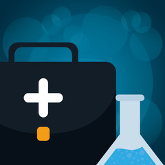 medical kit with tube test