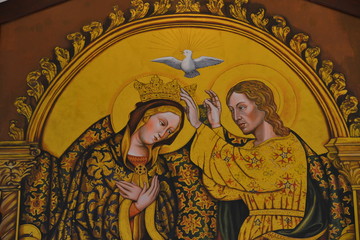 The Virgin Mary Jesus the Holy Spirit