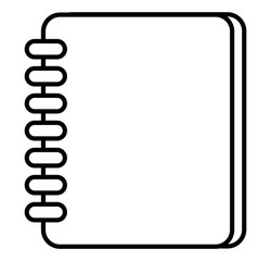 note book isolated icon