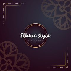 Gold background with mandala