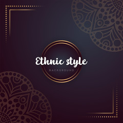 Gold background with mandala