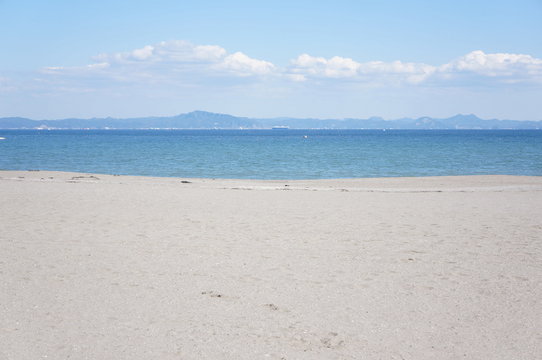 三浦海岸と青空(2)