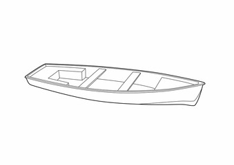 Drawing of a fisherman's boat