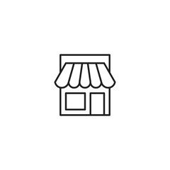 Store, shop icon vector