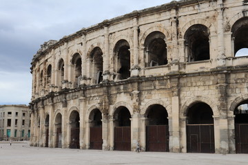 Fototapeta premium ARENES ROMAINES - NIMES - LANGUEDOC - OCCITANIE
