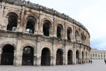 Fototapeta premium ARENES ROMAINES - NIMES - LANGUEDOC - OCCITANIE