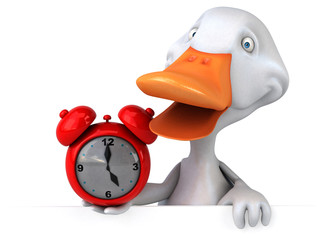 Fun duck - 3D Illustration