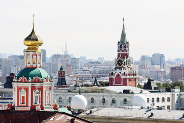 Fototapeta premium The Monastery of the Holy Mandylion or Zaikonospassky Monastery, Moscow