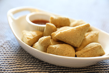 Fried tofu japanese food