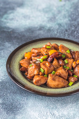 Bowl of Kung Pao chicken