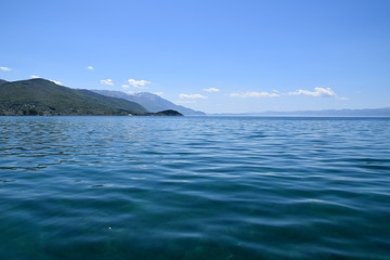 Ohrid lake. Ohrid, Macedonia.