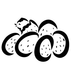 firstborn, nestling hatched from an egg, black pattern