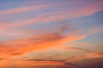 This is twilight sky or evening sky which is the time of sunset. It's pleasant to look at when relaxing in the evening