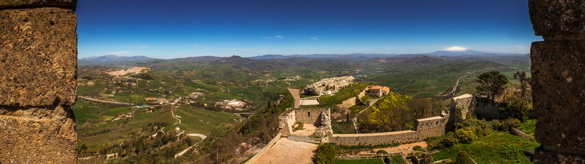 Fototapeta na wymiar panorama view from the fortrees