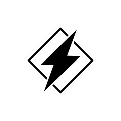 Lightning bolt icon or logo
