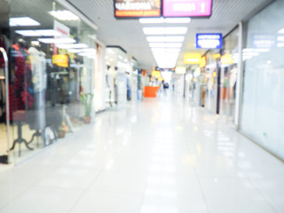 abstract blurred of department store or shopping center mall : blurred image for background use