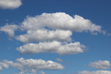 Naklejka na ściany i meble Nuages dans le ciel (cumulus) 11